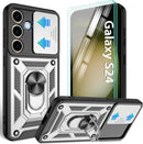 Samsung Galaxy S24 Plus 360°Rotation Ring Kickstand Case Rose Gold