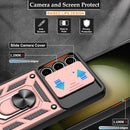 Samsung Galaxy S24 Plus 360°Rotation Ring Kickstand Case Rose Gold