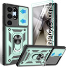 Samsung Galaxy S24 Plus 360°Rotation Ring Kickstand Case Rose Gold