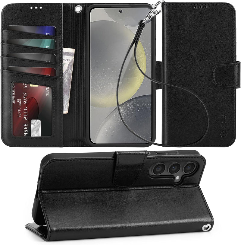 Samsung Galaxy S24 Plus 5G Wallet Case Flip Cover Kickstand Wristlet Strap - Gorilla Cases