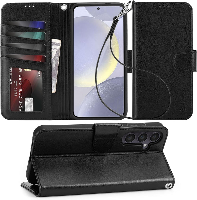 Samsung Galaxy S24 Plus 5G Wallet Case Flip Cover Kickstand Wristlet Strap - Gorilla Cases