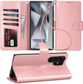 Samsung Galaxy S24 Plus 5G Wallet Case Flip Cover Kickstand Wristlet Strap