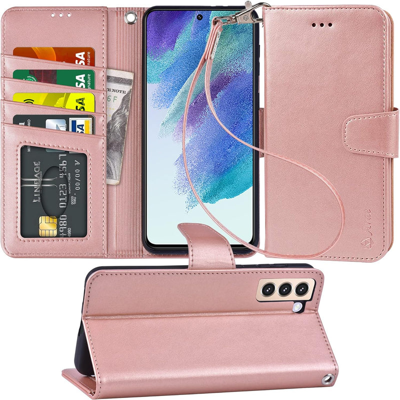 Samsung Galaxy S24 Plus 5G Wallet Case Flip Cover Kickstand Wristlet Strap - Gorilla Cases