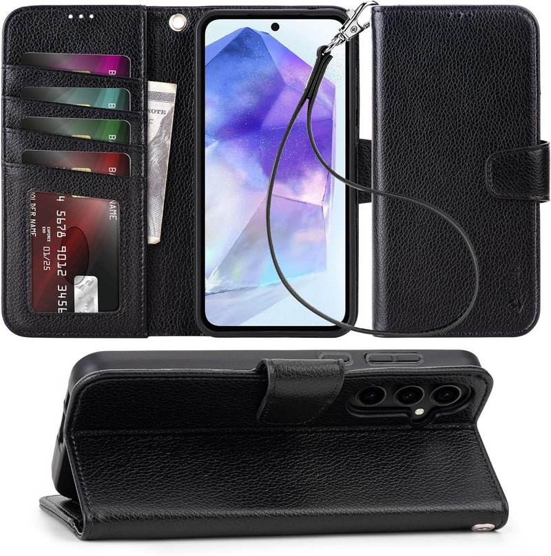 Samsung Galaxy S24 Plus 5G Wallet Case Flip Cover Kickstand Wristlet Strap - Gorilla Cases