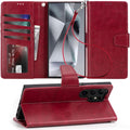 Samsung Galaxy S24 Plus 5G Wallet Case Flip Cover Kickstand Wristlet Strap