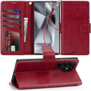 Samsung Galaxy S24 Plus 5G Wallet Case Flip Cover Kickstand Wristlet Strap