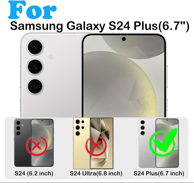 Samsung Galaxy S24 Plus Belt Clip Holster Kickstand Screen Protector Phone Cover - Gorilla Cases