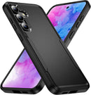 Samsung Galaxy S24 Plus Black Dual Layer Heavy Duty Shockproof Tough Rugged Protective Cover