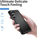 Samsung Galaxy S24 Plus Black Dual Layer Heavy Duty Shockproof Tough Rugged Protective Cover