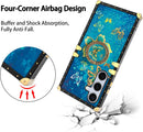 Samsung Galaxy S24 Plus Butterfly Blue Shockproof Protection Cover