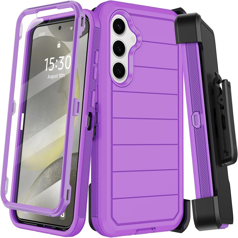 Samsung Galaxy S24 Plus Case Belt Clip Holster Kickstand Protection Full Body Rugged Phone Cover - Gorilla Cases