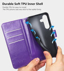 Samsung Galaxy S24 Plus Case Wallet RFID Blocking PU Leather Case