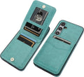 Samsung Galaxy S24 Plus Credit Card Holder Flip Premium Leather Protective Cover