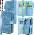 Samsung Galaxy S24 Plus Detachable Magnetic Zipper Wallet Leather Case