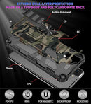 Samsung Galaxy S24 Plus Metal Kickstand Camo Rotate Ring Stand Case