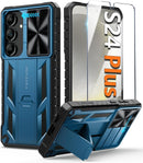 Samsung Galaxy S24 - Plus Rugged Protective S24 Phone Cases Protection Heavy Duty Blue