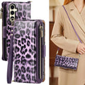 Samsung Galaxy S24+ Plus Wallet Case Card Holder Credit Card Slots Wine Red