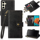 Samsung Galaxy S24+ Plus Wallet Case Card Holder Credit Card Slots Wine Red