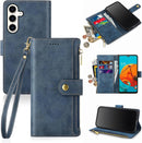 Samsung Galaxy S24+ Plus Wallet Case Card Holder Credit Card Slots Wine Red