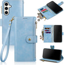 Samsung Galaxy S24+ Plus Wallet Case Card Holder Credit Card Slots Wine Red