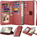 Samsung Galaxy S24 Plus Wallet Case Card Holder Folio Flip Phone Cover
