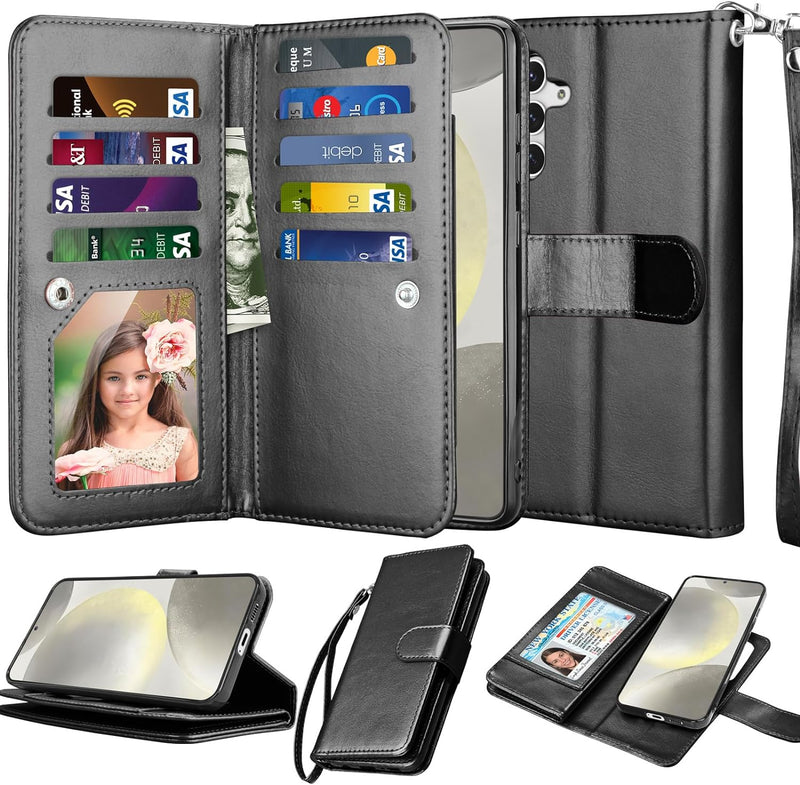 Samsung Galaxy S24 Plus Wallet Case Card Holder Folio Flip Phone Cover - Gorilla Cases