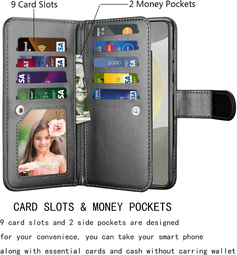 Samsung Galaxy S24 Plus Wallet Case Card Holder Folio Flip Phone Cover - Gorilla Cases