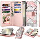 Samsung Galaxy S24 Plus Wallet Case Card Holder Folio Flip Phone Cover