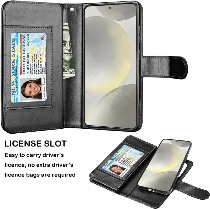 Samsung Galaxy S24 Plus Wallet Case Card Holder Folio Flip Phone Cover - Gorilla Cases