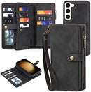 Samsung Galaxy S24 Plus Wallet Detachable Magnetic Protective Phone Case