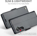 Samsung Galaxy S24 Plus Wallet Kickstand Leather Book Folio Case