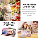 Samsung Galaxy S24 Plus Wallet Marble Rose Gold PU Strap Fullbody Girls Phone Case