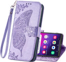 Samsung Galaxy S24 Plus Women Flip Folio PU Leather Protective Case