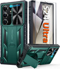 Samsung - Galaxy S24 Protective Phone Cover Kickstand & Slide Rugged Phone case