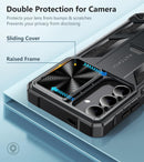 Samsung - Galaxy S24 Protective Phone Cover Kickstand & Slide Rugged Phone case