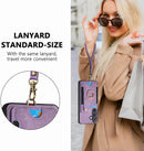 Samsung Galaxy S24 Ring Stand RFID - Blocking Wrist Strap Protective Flip Cases