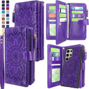 Samsung Galaxy S24 Ultra 5G 6.8 Wallet Leather Case
