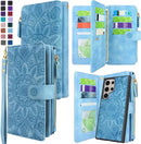 Samsung Galaxy S24 Ultra 5G 6.8 Wallet Leather Case