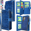 Samsung Galaxy S24 Ultra 5G 6.8 Wallet Leather Case