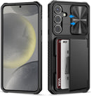 Samsung Galaxy S24 Ultra Case Card Holder Shockproof Wallet Phone Case