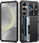 Samsung Galaxy S24 Ultra Case Card Holder Shockproof Wallet Phone Case