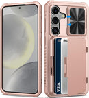 Samsung Galaxy S24 Ultra Case Card Holder Shockproof Wallet Phone Case