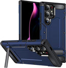 Samsung Galaxy S24 Ultra Case Drop Shockproof Metal Kickstand Stand Armor Protective Case