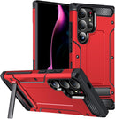 Samsung Galaxy S24 Ultra Case Drop Shockproof Metal Kickstand Stand Armor Protective Case