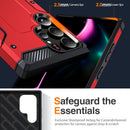 Samsung Galaxy S24 Ultra Case Drop Shockproof Metal Kickstand Stand Armor Protective Case