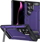 Samsung Galaxy S24 Ultra Case Drop Shockproof Metal Kickstand Stand Armor Protective Case