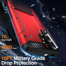 Samsung Galaxy S24 Ultra Case Drop Shockproof Metal Kickstand Stand Armor Protective Case