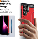 Samsung Galaxy S24 Ultra Case Drop Shockproof Metal Kickstand Stand Armor Protective Case