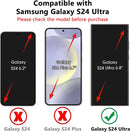 Samsung Galaxy S24 Ultra Case Drop Shockproof Metal Kickstand Stand Armor Protective Case