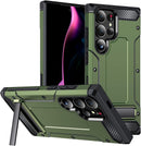 Samsung Galaxy S24 Ultra Case Drop Shockproof Metal Kickstand Stand Armor Protective Case